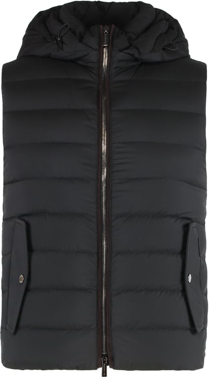 Moorer Padded gilet with hood