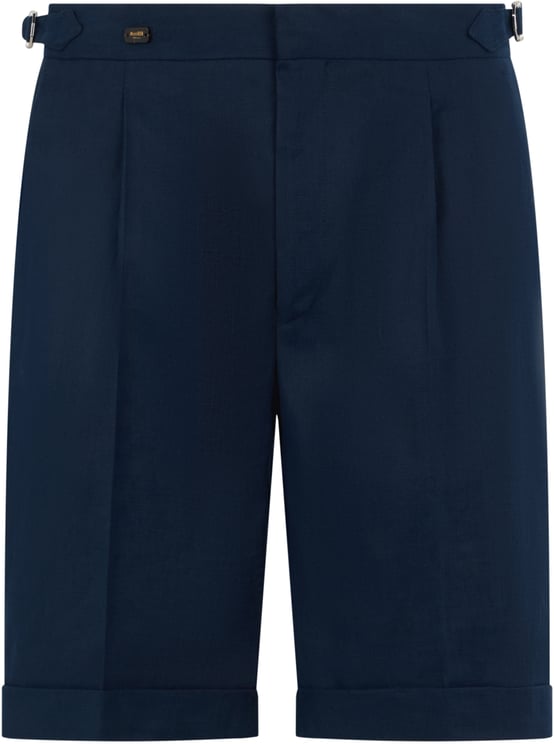 Moorer Blue short trousers, elegant, comfortable and versatile.
