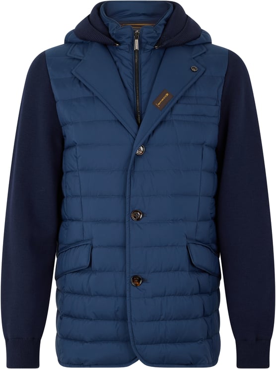 Moorer Hybrid Jacket Dark Blue for Midseason