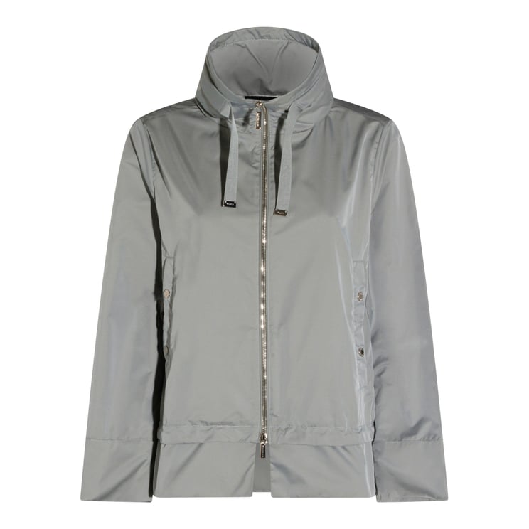 Moorer Grey Zip Casual Jacket