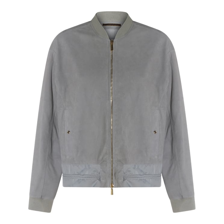 Moorer Matte Finish Jacket with Textured Panel