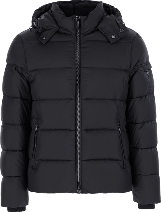 Moorer Moorer Midnight blue nylon Brett down jacket