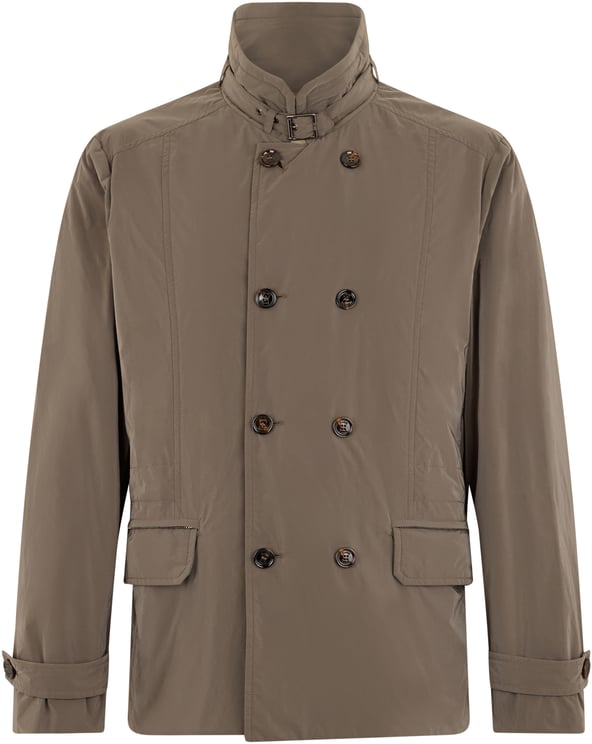 Moorer Brown double-breasted jacket elegant and sophisticated