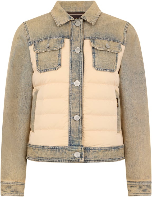 Moorer Padded denim jacket, modern and versatile style