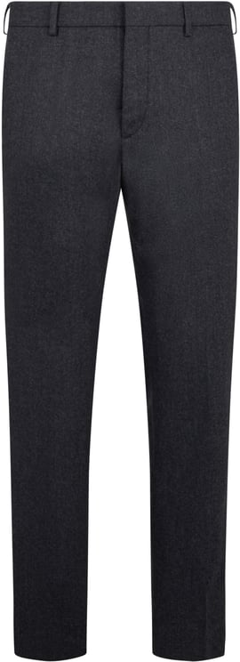 Moorer Elegant black trousers, classic and versatile fit.