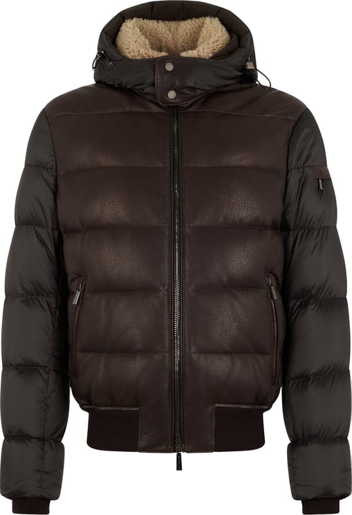 Moorer Padded jacket with hood, stylish and comfortable
