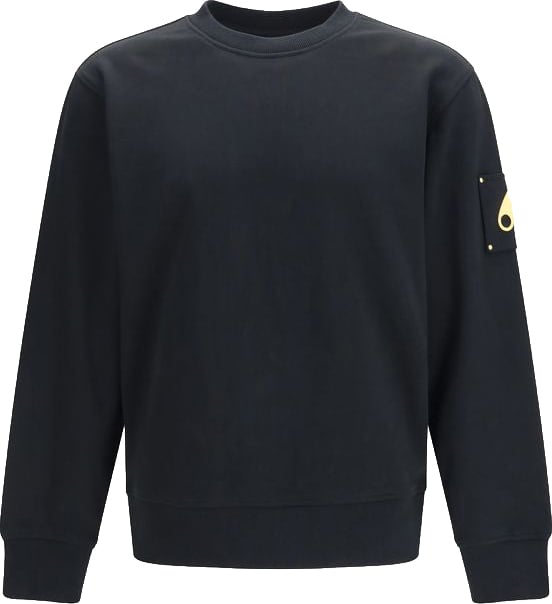 Moose Knuckles Moose Knuckles Black Cotton Sweatshirt
