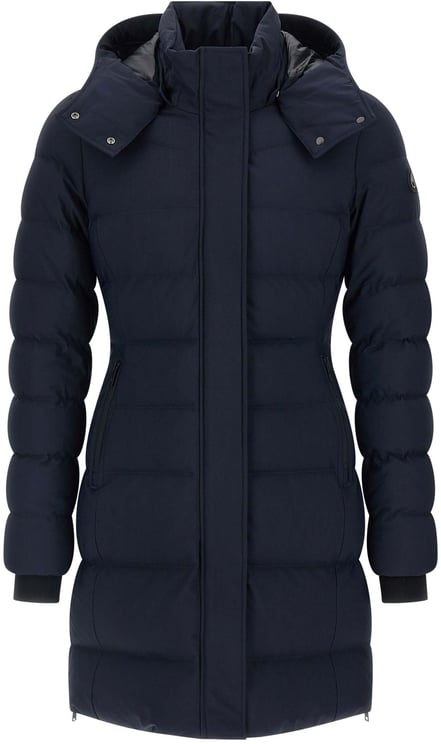 Moose Knuckles Moose Knuckles Blue Nylon Parka