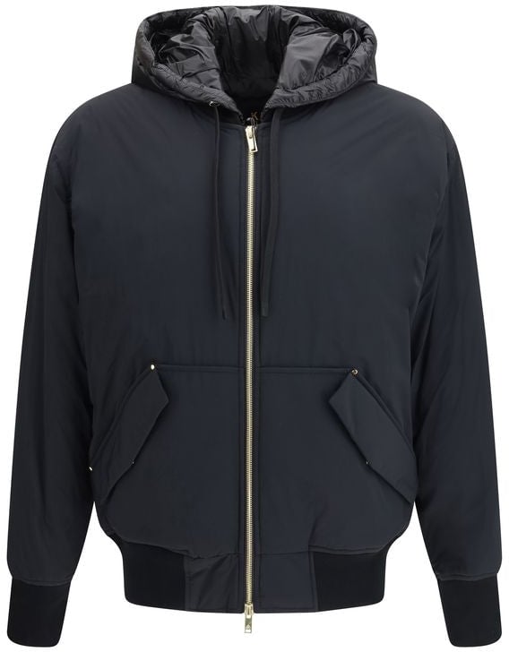 Moose Knuckles Moose Knuckles Black Nylon Bomber