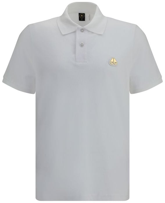 Moose Knuckles Moose Knuckles White Cotton Polo Shirt