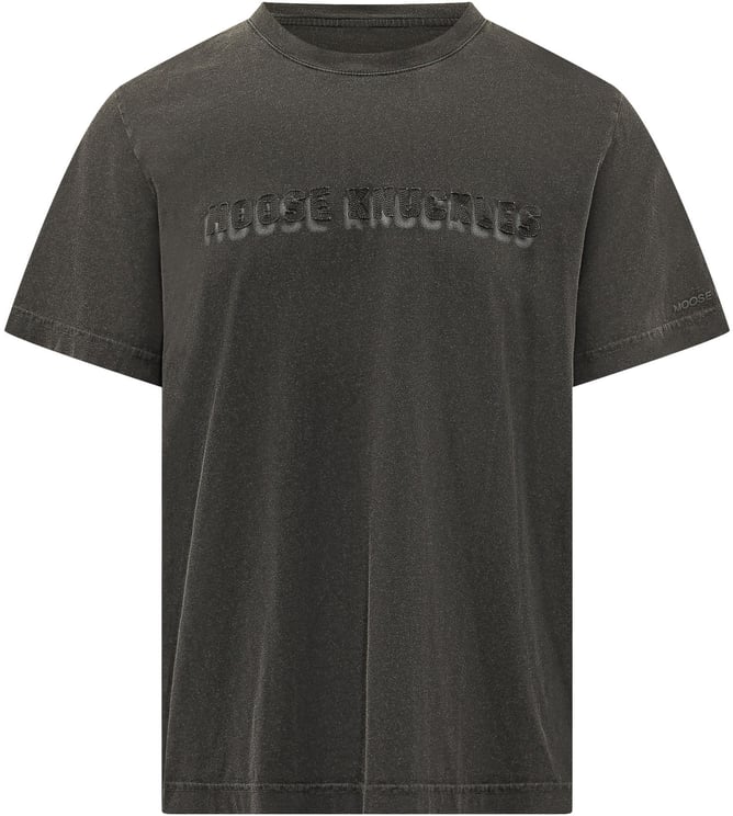 Moose Knuckles T-shirt con Logo in Rilievo