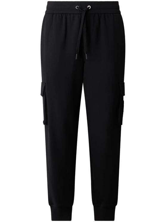 Moose Knuckles Relaxed Black Cargo Jogger Trousers with Adjustable Waistband