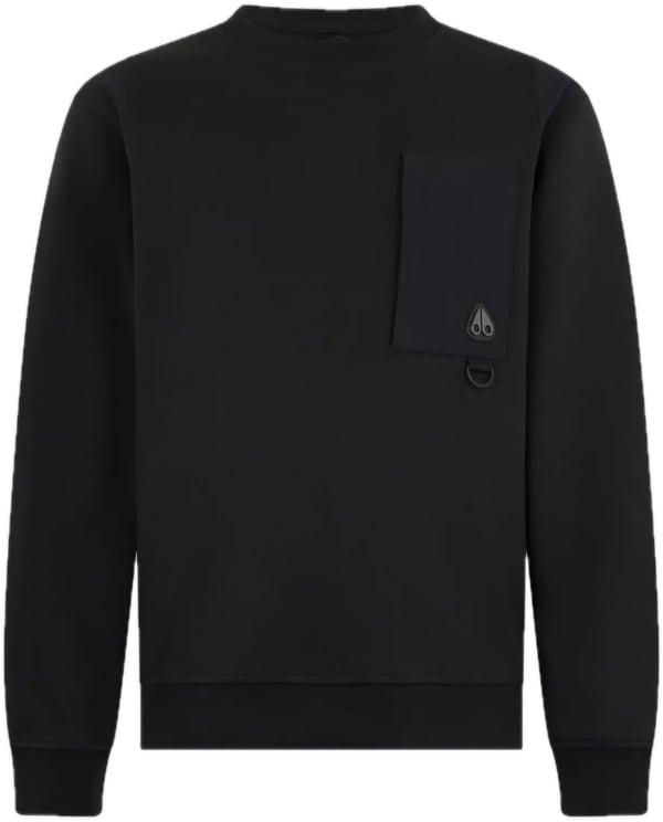 Moose Knuckles Dalon Crew Black