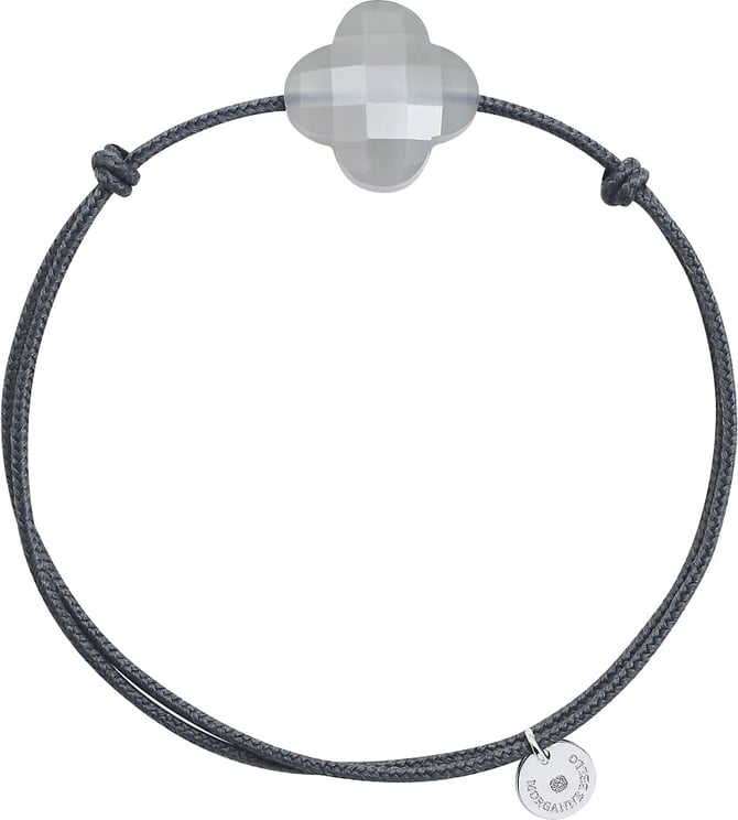 Morganne Bello Morganne Bello Armband Cord 1015X04B118 Grijs
