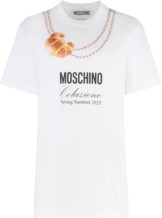 Moschino Printed cotton T-shirt
