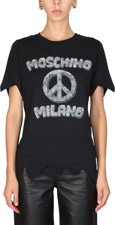 Moschino Flinstones Print T-Shirt