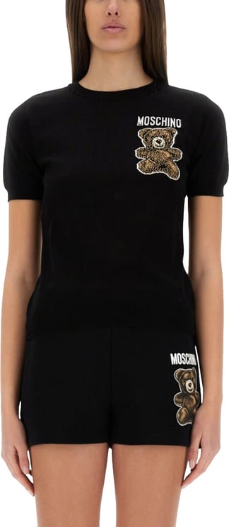 Moschino Teddy Bear Knit Top
