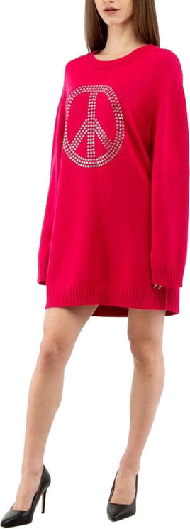 Moschino Moschino Fuchsia Wool Casual Dress