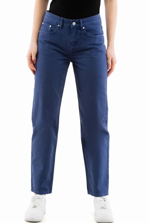 Moschino Moschino Blue Cotton Straight-Leg Jeans