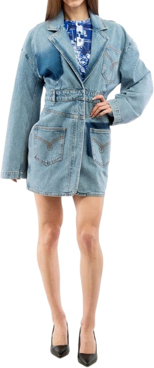 Moschino Moschino Multicolor Cotton Denim Jacket
