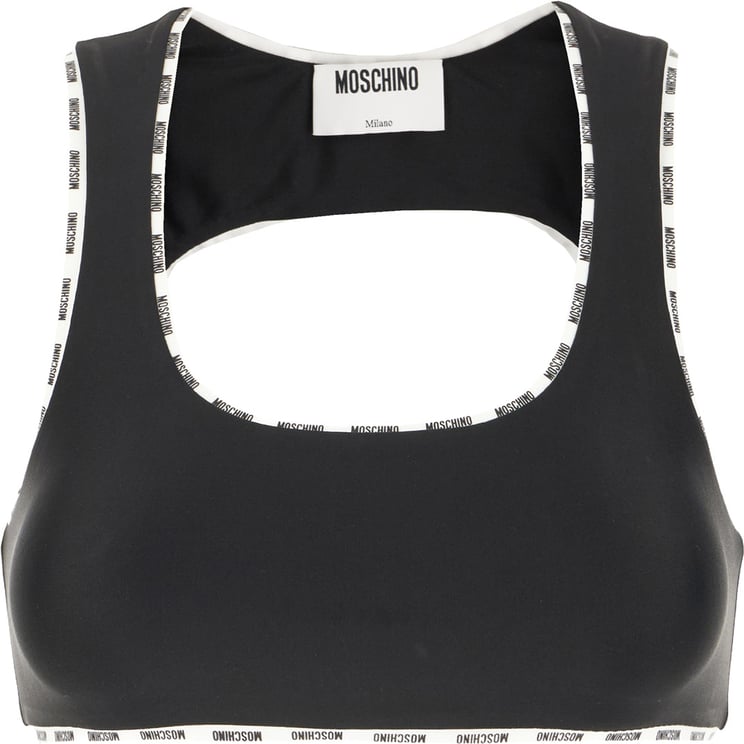 Moschino Moschino Black stretch nylon top