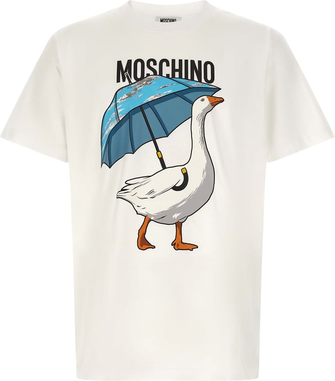 Moschino Moschino White Cotton T-Shirt