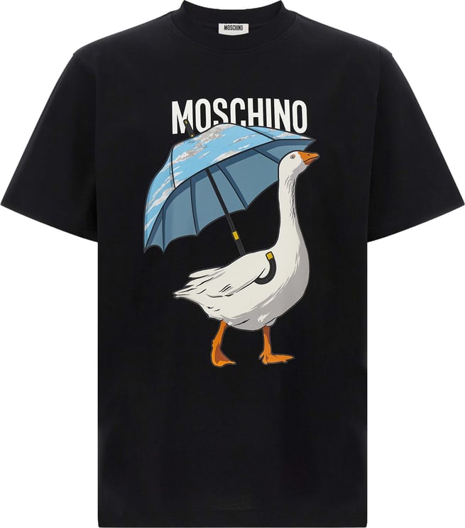 Moschino Moschino Black Cotton T-Shirt