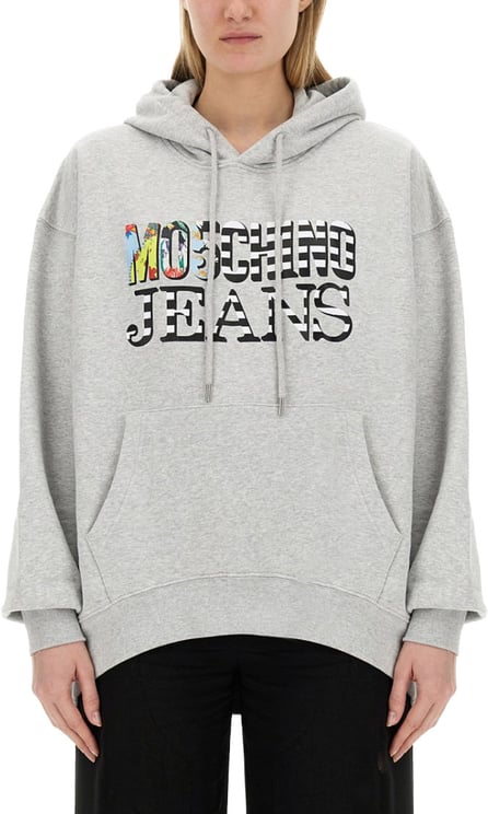 Moschino Oversized Grey Sweatshirt