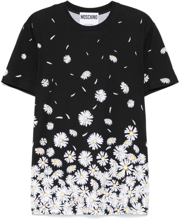 Moschino Short-Sleeve Crew Neck T-Shirt