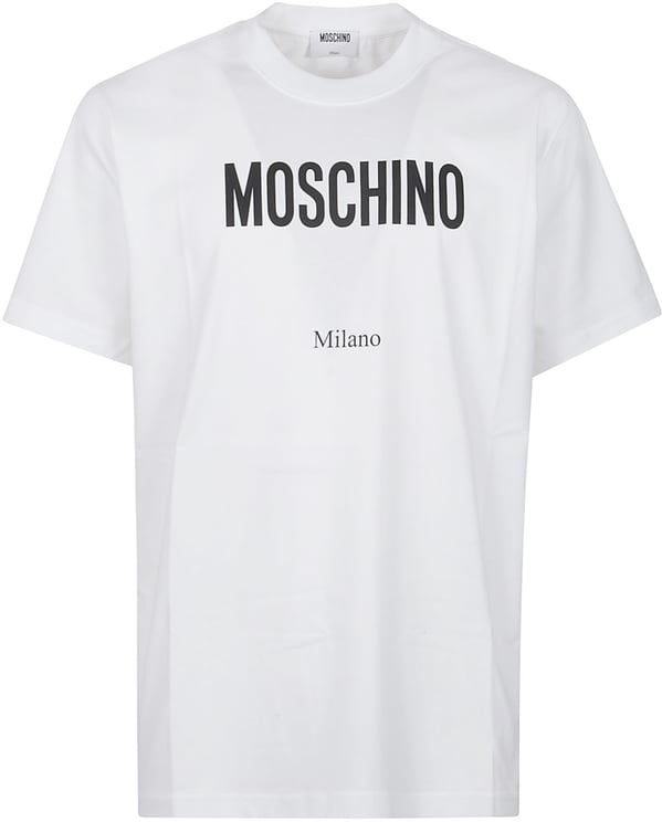 Moschino Logo Print T-shirt White