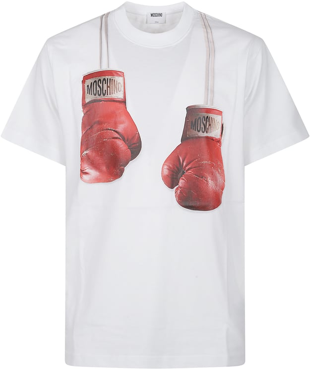 Moschino Boxing Gloves T-shirt White