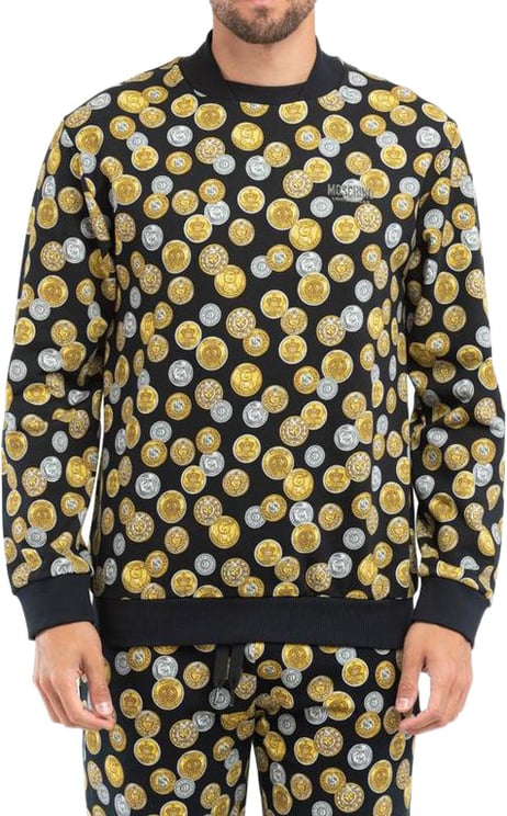 Moschino Moschino Black Cotton Sweatshirt