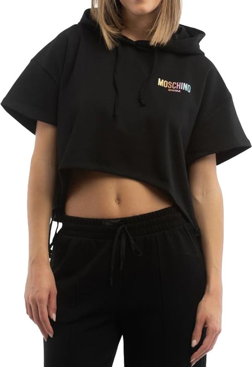 Moschino Moschino Black Cotton Sweatshirt