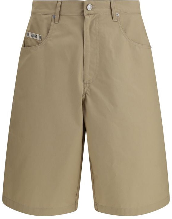 Moschino Moschino Beige Cotton Bermuda Shorts
