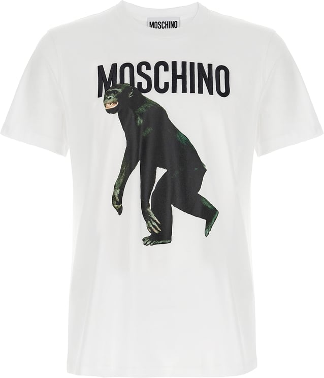 Moschino Moschino White Cotton T-Shirt