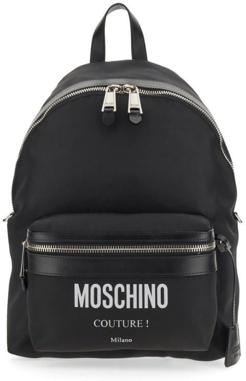 Moschino Large Backpack With Logo