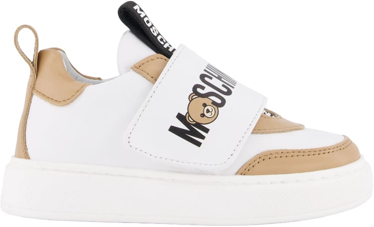 Moschino Moschino Unisex Sneakers In Beige