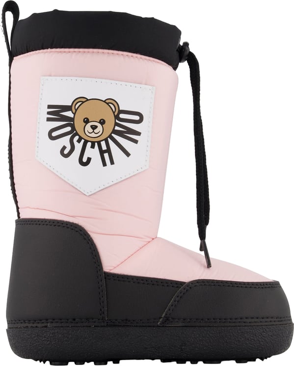 Moschino Moschino Meisjes Snowboots In Licht Roze
