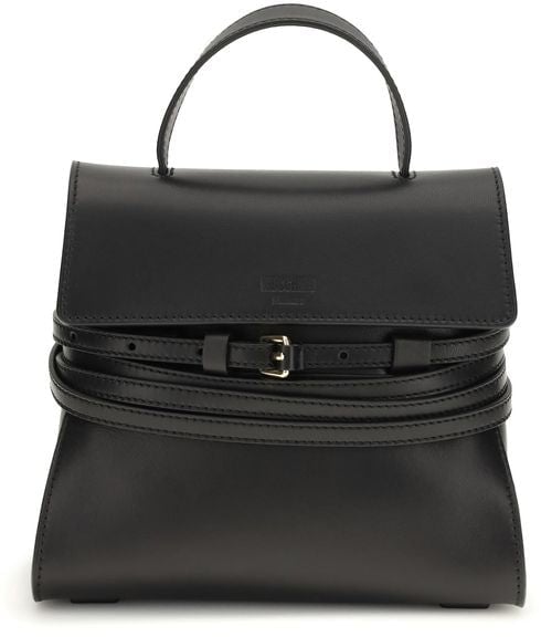 Moschino Moschino Black Calf Leather Bos Taurus Handbag