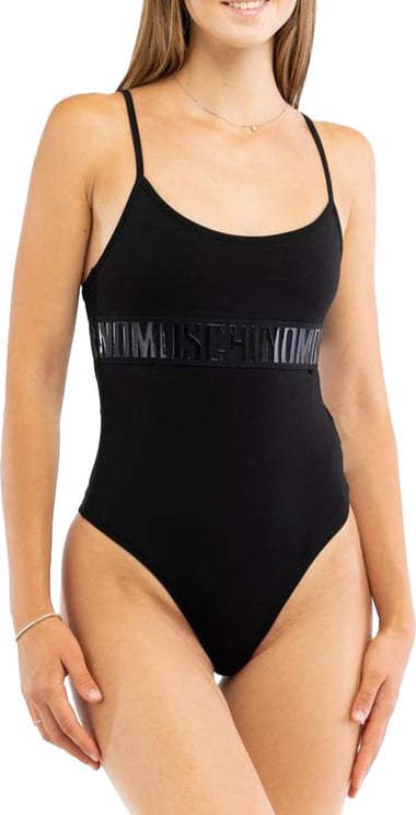 Moschino Moschino Black Cotton Bodysuit