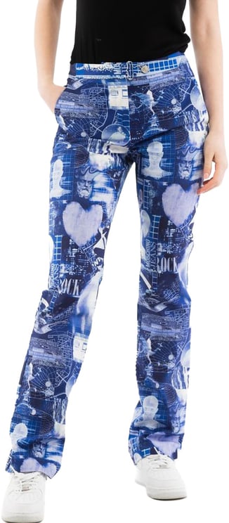 Moschino Moschino Multicolor Cotton Casual Pants