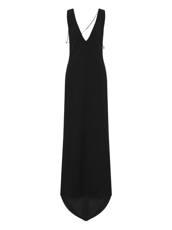 Moschino Flowing Black Maxi Dress