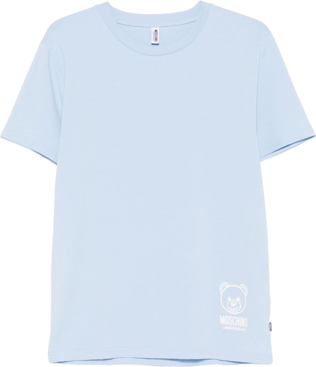 Moschino T-Shirts And Polos Light Blue