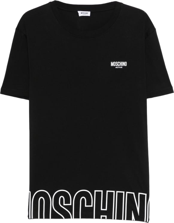 Moschino T-Shirts And Polos Black