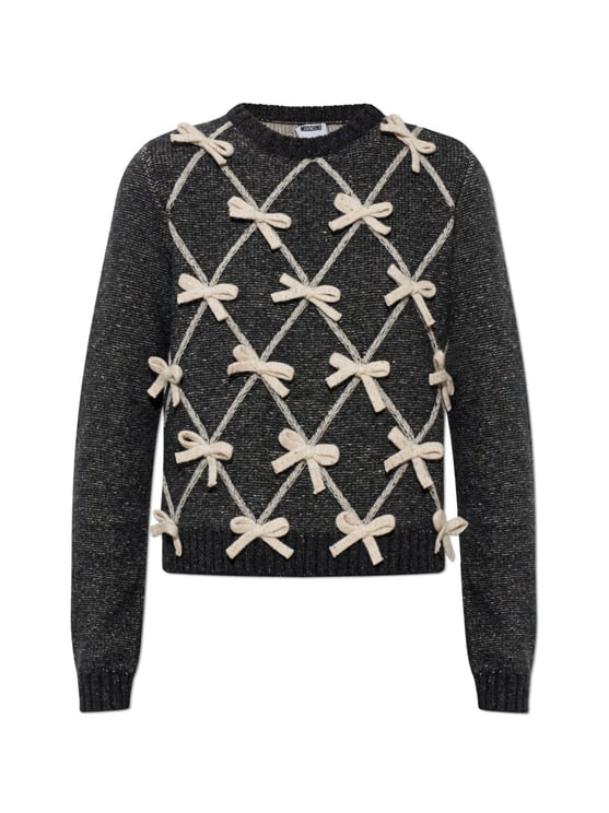 Moschino Sweaters Multi Grey