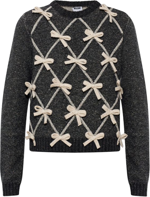 Moschino Sweaters Multi Grey