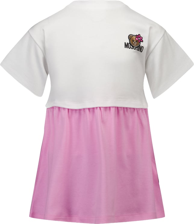 Moschino Moschino Kinder Meisjes Jurk In Roze