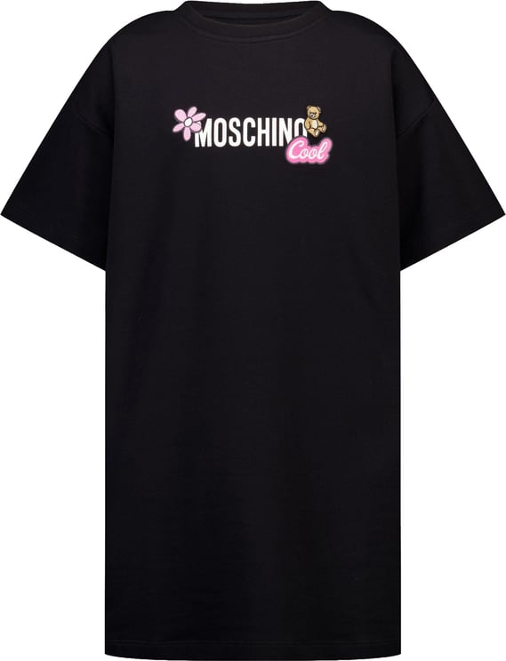 Moschino Moschino Kinder Meisjes Jurk In Zwart