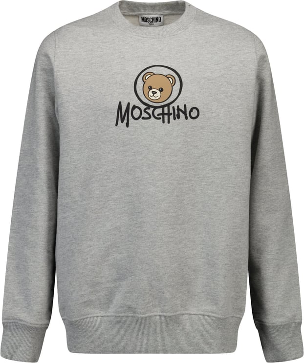 Moschino Moschino Kinder Unisex Trui In Grijs