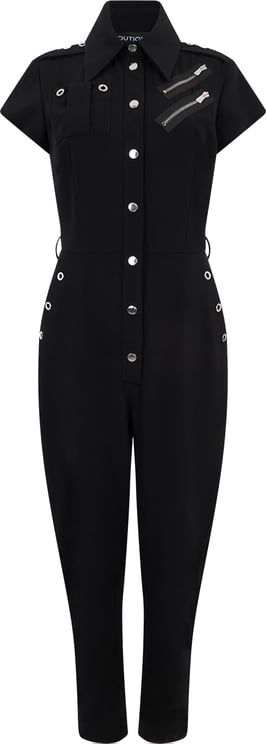 Moschino Jumpsuit with short sleeves with details